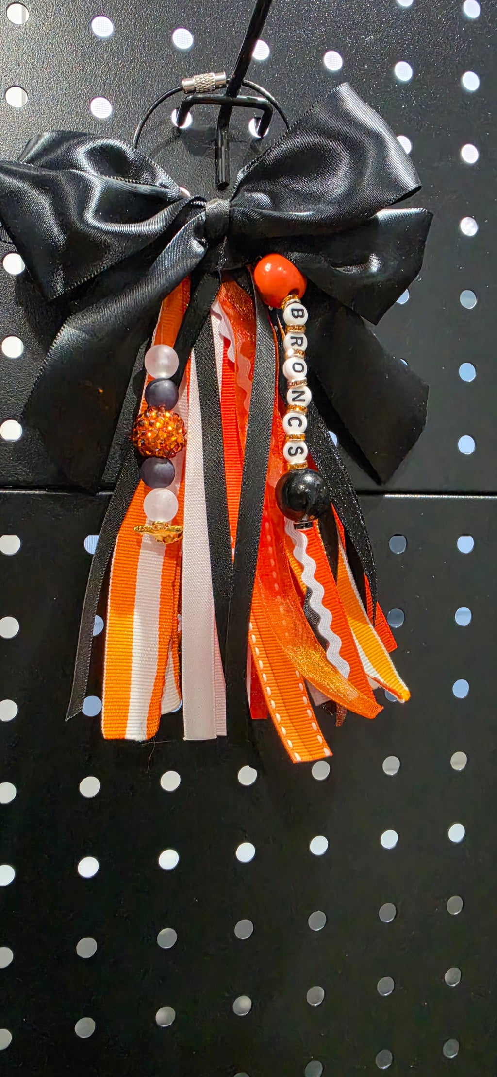 🧡🖤 Broncs Game Day Spirit Purse Bow