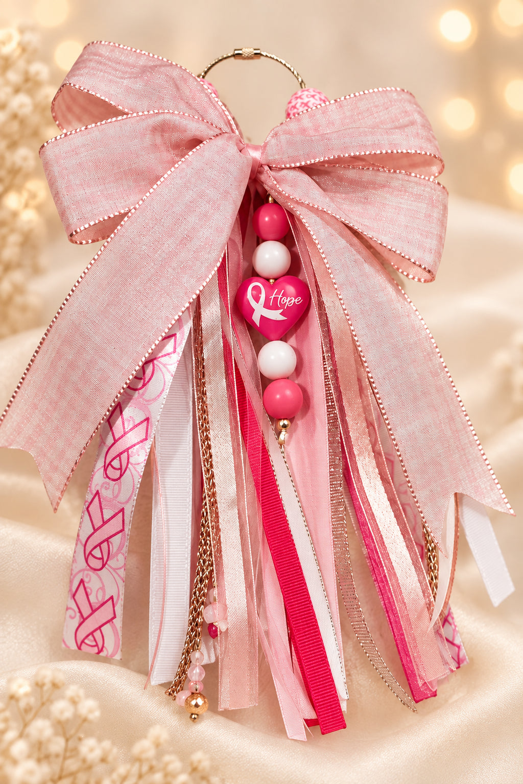 Breast Cancer Awareness Bag Bling