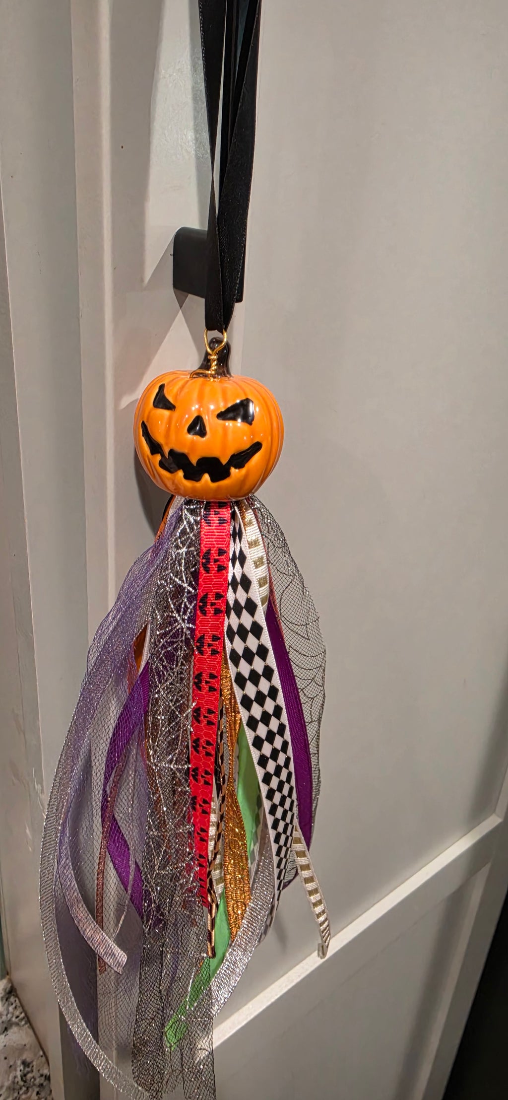 Halloween Pumpkin Salt Shaker Tassel