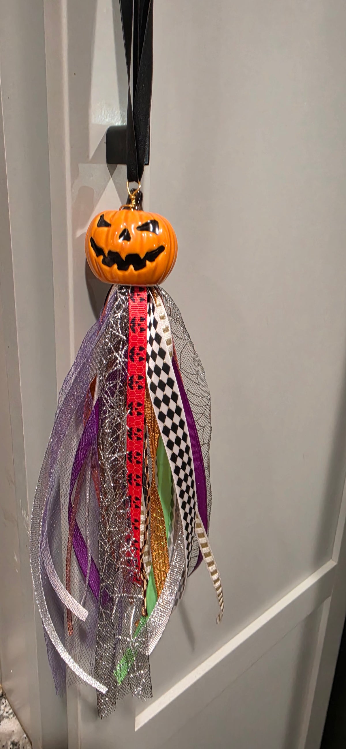 Halloween Pumpkin Salt Shaker Tassel