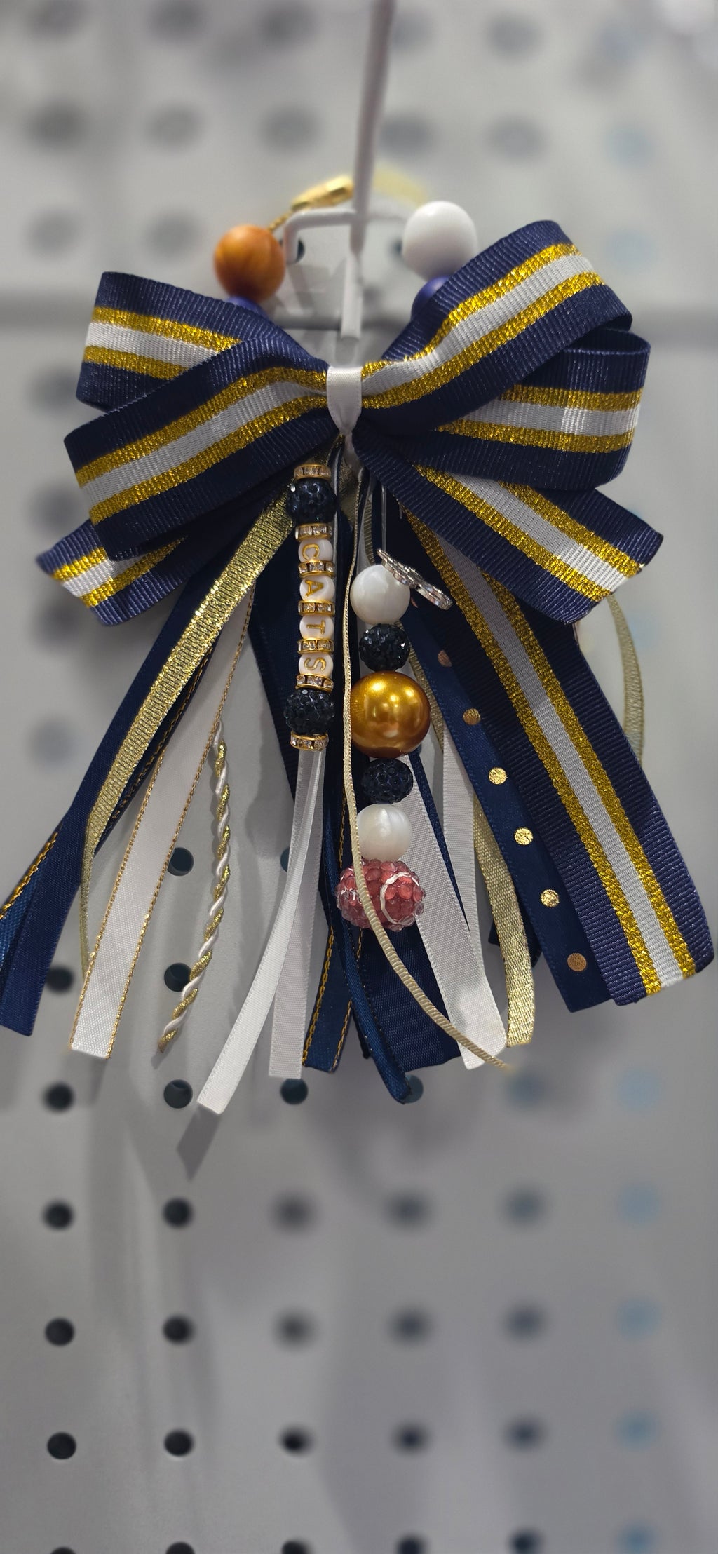 💙✨ Cats Game Day Spirit Purse Bow