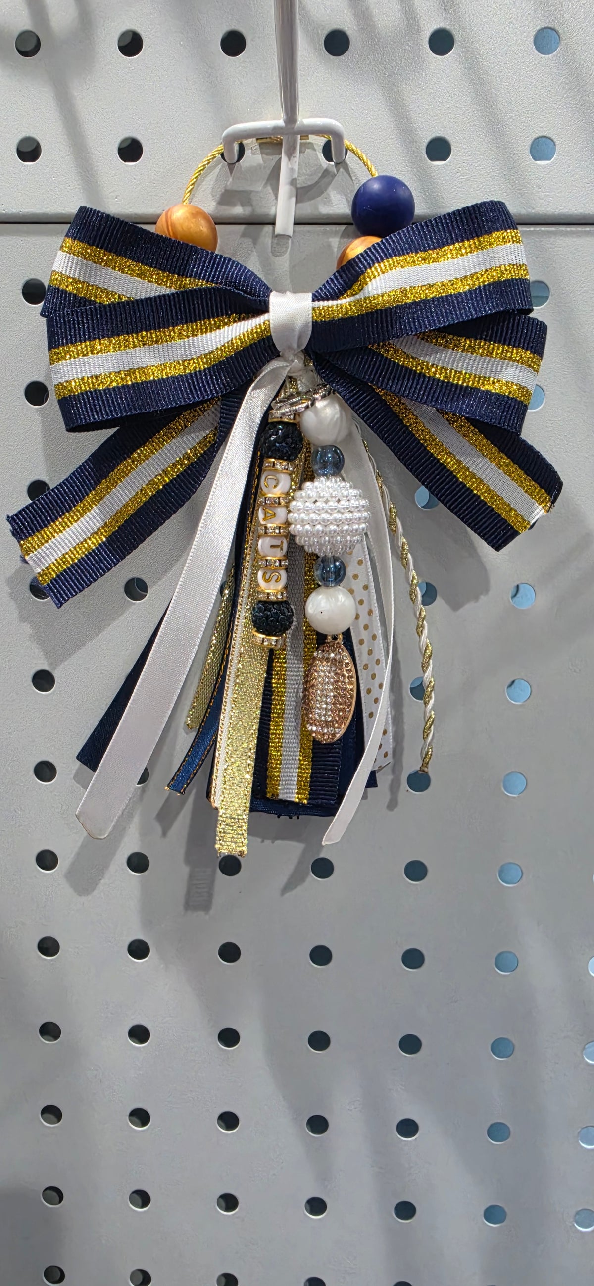 💙✨ Cats Game Day Spirit Purse Bow